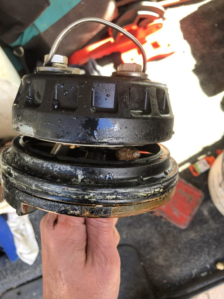wilkins 375 RPZD check with a rock lodged in it