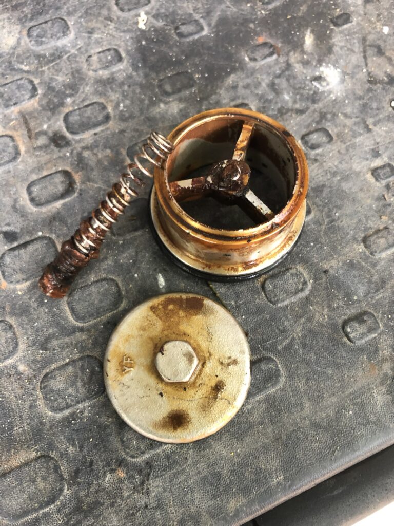 Broken check on a tyco rp03