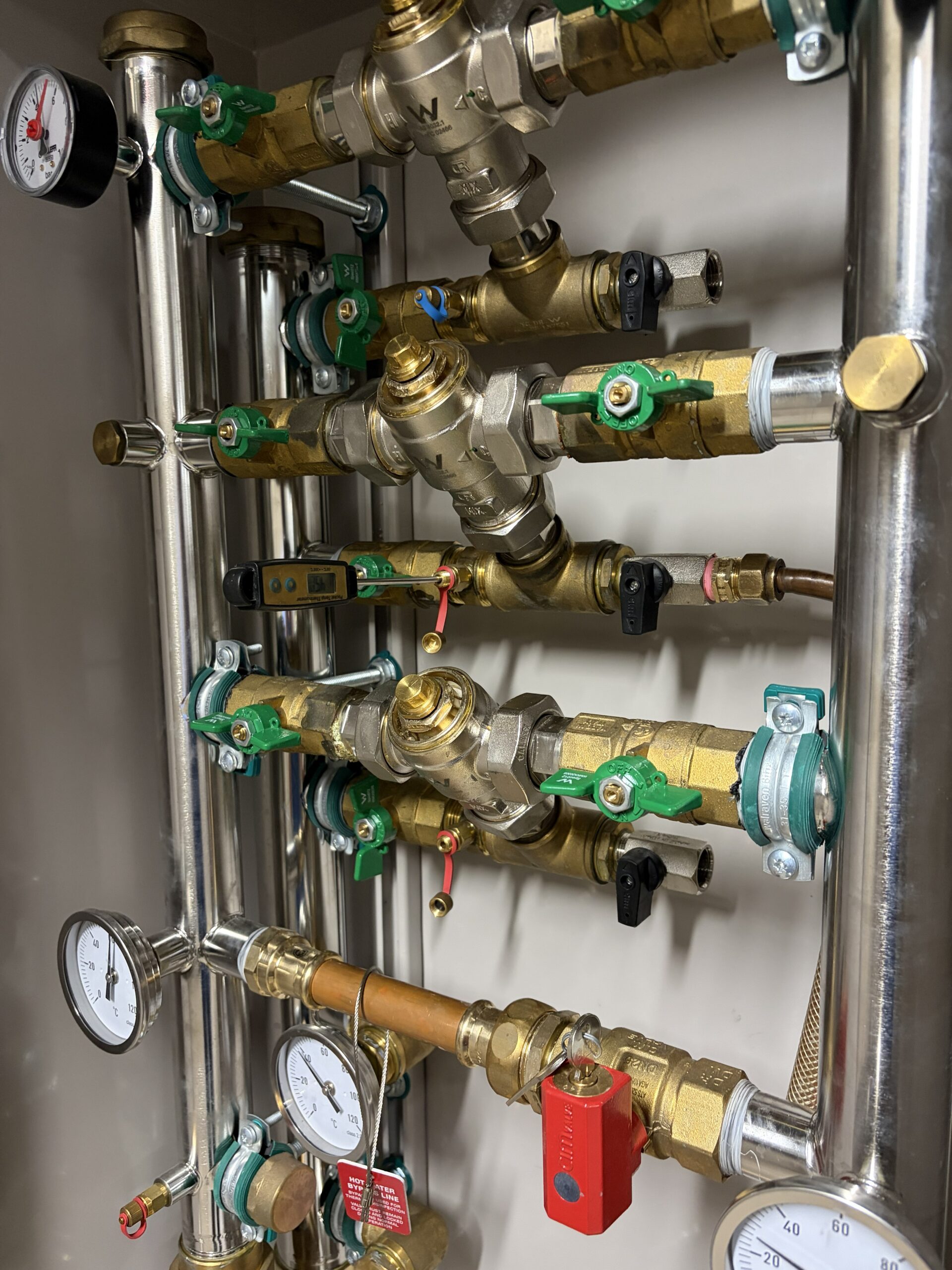 Caleffi TMV Thermostaoc mixing valve manifold